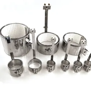 Pita Isolasi Industri 230V 4400W, Elemen Pemanas Keramik untuk Mesin Cetak Injeksi