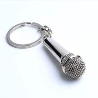 Microphone, Chanteur, Rappeur, Amoureux de la musique, Rock'n'roll, Meilleur ami, Pendentif de sac, Porte-clés, Bijoux musicaux, Cadeaux