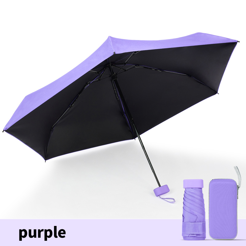 parapluie plat Magenta + étui capsule plat