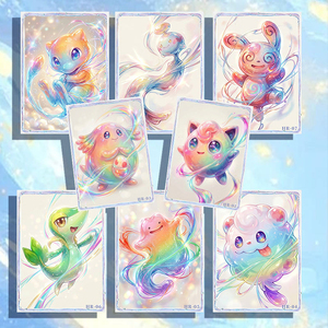 Cartes à collectionner Pokémon HR Rainbow Dreamy, Ditto, Jigglypuff, Dragonair, magnifiques cartes à échanger anime flash - Product Image 1