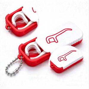 Boîte à fil dentaire coulissante imprimée en 3D, porte-clés, étui de rangement portable pour bâtonnets de fil dentaire, réutilisable - Product Image 3