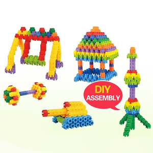 Jinying - Juego de 40 Bloques de Construcción Hexagonales, Juguete Creativo de Ensamblaje para Niños, Aprendizaje Temprano, Juego en Casa, Regalo de Cumpleaños - Product Image 3