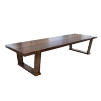 Bureau nordique en bois massif, design minimaliste pour réunions, tables de négociation, chaises, formation du personnel, tables de conférence