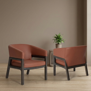 Modern Lounge <b>Chair</b> Upholstered Accent Armchair Wooden Frame Leisure Seat for <b>Dining</b> Room Hotel Lounge - Product Image 2