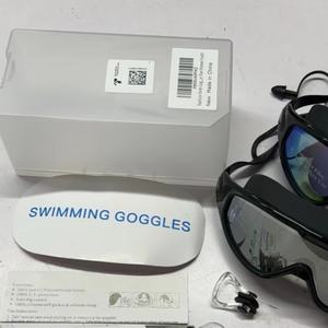 Gafas de Natación de Silicona Profesionales con Marco Grande y Visión Amplia, Antivaho, Protección UV, Diseño Impermeable, Dibujos Animados, para Adultos - Product Image 5