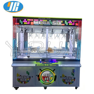 YIRUN Nouvelle conception de machine à griffes à pièces Big Six, machine de jeu d'arcade pour attraper des jouets, pour aire de jeux intérieure et <span class=keywords><strong>parc</strong></span> d'attractions - Product Image 3