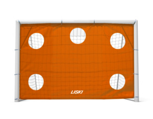 Lámina de PVC Naranja LISKI 'SHOT 2' para Portería de Fútbol 5 con Orificios, 50 cm - con Bandas Elásticas (Tamaño 3 x 2 m) - Product Image 2