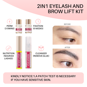 Kit de rehaussement des cils professionnel, nouveau parfum, kératine, faible odeur, ensemble complet de cils, kit de rehaussement rapide des cils avec nouveaux outils - Product Image 2