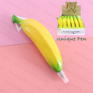 创意礼品高级搞笑文具水果主题项目可爱香蕉形笔广告促销赠品 - Product Image 1