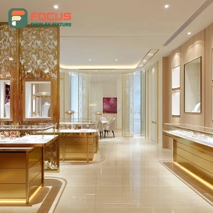 High Visibility Jewelry Retail Display System Polished Surface Jewelry Shop Display Counter - Product Image 4