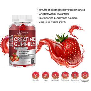 Hot Sale <b>Creatine</b> Gummy Sugar Free Energy Gummy Muscle Recovery Amino Improve Performance Monohydrate Gummies - Product Image 4