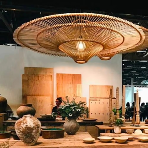 Super <strong>Large</strong> <strong>Extra</strong> Big Rattan Ceiling <strong>LAMP</strong> COVERS &amp; <strong>SHADES</strong> From Factory - Product Image 2