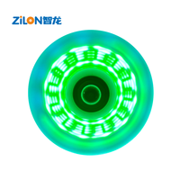 Roues de patins à roulettes LED programmables en PU avec motifs dynamiques personnalisés, légères et étanches pour patins en ligne
