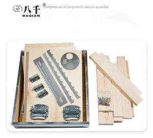 Equipo de apicultura BAQIAN Caja de <span class=keywords><strong>colmena</strong></span> de abeja de madera Dadant Blatt europea - Product Image 6