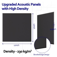 Design moderne Style Home Studio Panneaux muraux Haute Densité Insonorisation Traitement Acoustique Modèle 3D Conception