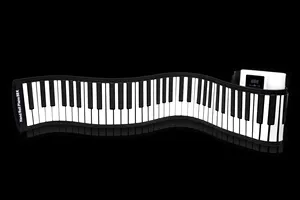 Hinet Bàn Phím Điện Âm Nhạc Cuộn Lên Bằng Silicon Mềm Di Động Nhỏ Gọn Chống Nước 88 Phím Cho Trẻ Em Piano