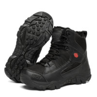 Vente en gros de chaussures de randonnée Vintage Wild Jungle Winter Fluzzy Botas Plush Snow Warm Combat Tactical Boots
