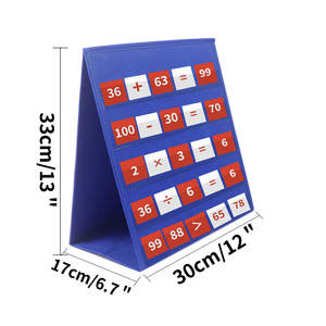 Tabla de Bolsillo Plegable de Alta Calidad Marca HOMEY para Maestros, 12x13 Pulgadas, Juguete Educativo para Fonética, Matemáticas y Jardín de Niños - Product Image 3