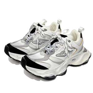 Chaussures pour hommes de la mode coréenne de créateur, style couple parisien, avec semelle épaisse, en maille, à enfiler, à lacets, tendance pour l'hiver - Product Image 4