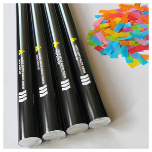 Cannon de confeti eléctrico para celebración, color negro personalizable, avant-garde, 80cm, novedad de 2022 - Product Image 3