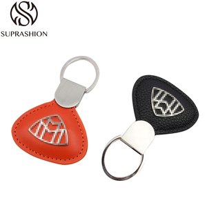 Porte-monnaie triangulaire en métal, porte-clés, cuir grainé lychee, écologique, durable, personnalisé, cadeaux d'affaires <span class=keywords><strong>de</strong></span> luxe léger - Product Image 3