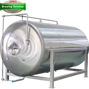 Paslanmaz çelik 300L sale 10BBL 15BBL ceketli yatay bira unitank bira fermenter fermantasyon tankı satılık
