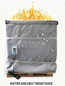 Прочный силиконовый чехол для нагревателя бака IBC водонепроницаемый пылезащитный Пользовательский логотип высокая эффективность нагревательная изоляция - Product Image 4