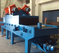 Cinturón de malla de acero eléctrico personalizado Delong a través de máquina de granallado/cinturón de malla máquina de granallado