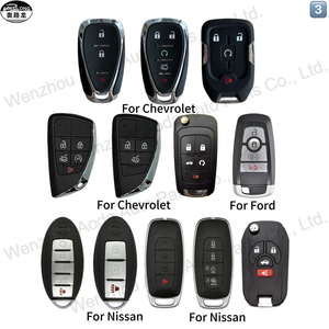 غطاء مفاتيح سيارة عالمي بثلاثة أزرار بالجملة، علبة مفاتيح ذكية للسيارات، غطاء لمفتاح نيسان - Product Image 6