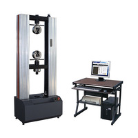 220V Digital Universal Tensile Compression Strength Testing Equipment 10kn-300kn Measurement Range Manual Electronic Plastic 1