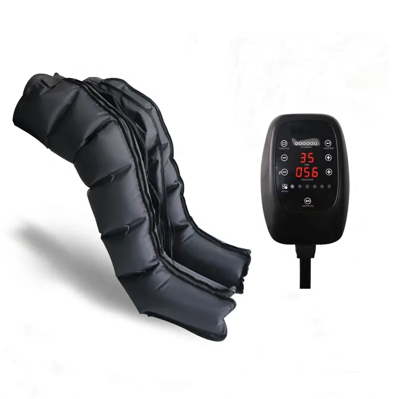 Massageador de ar profissional, dispositivo de compressão de ar sequencial para circulação e relaxamento dos pés e da panturrilha