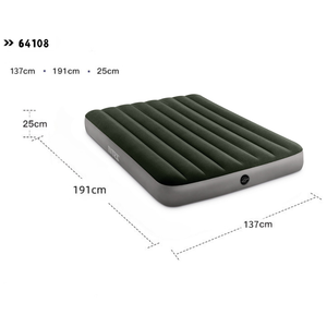 INTEX 64108 inflable verde 2 personas cama de aire familia niños colchón de aire colchón de camping - Product Image 4