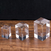 Bloque de Cristal Transparente Redondo YearsCrystal, Bloque de Cristal Grabado con Láser, Brillante, Coleccionable, Regalos Promocionales