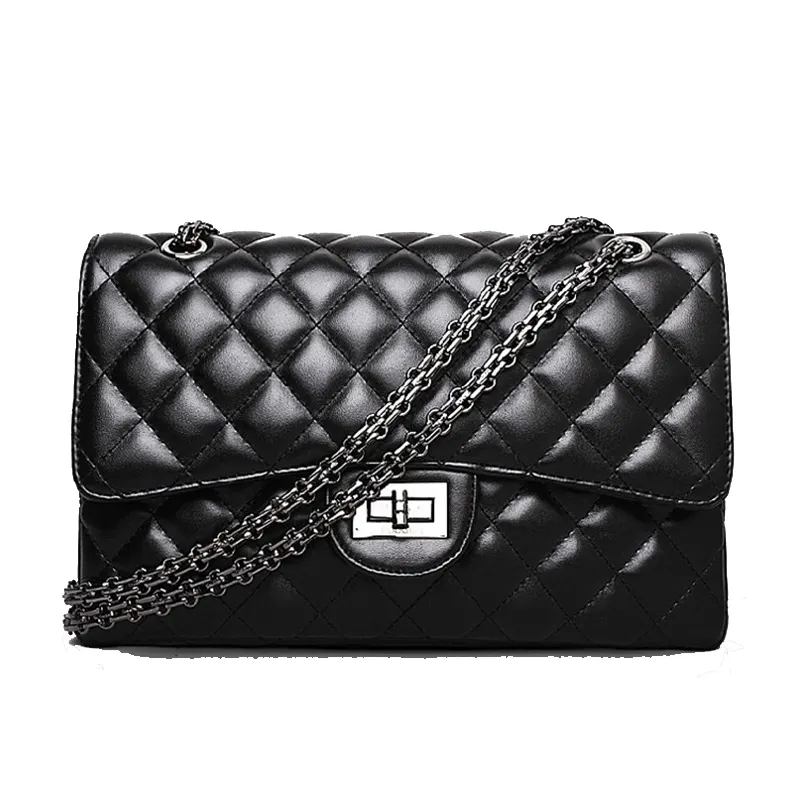 New Cheap classic shoulder bag Ladies luxury PU leather Black chain purse and handbags for women 2023 summer fashion hand bag
