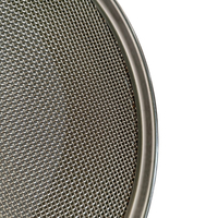 Tamis de laboratoire en fil d'acier inoxydable soudé, diamètre 200 mm, maille 140, taille des trous 0,106 mm, pour tests en laboratoire
