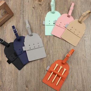 Porte-tee <span class=keywords><strong>de</strong></span> golf en cuir PU en gros YY, organiseur <span class=keywords><strong>de</strong></span> tee <span class=keywords><strong>de</strong></span> golf, pochette pour <span class=keywords><strong>sac</strong></span> <span class=keywords><strong>de</strong></span> golf, accessoire avec sangle réglable pour les voyages sur le terrain - Product Image 1