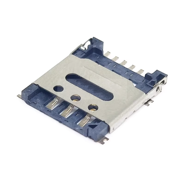 Flip up NANO SIM Card Holder 6P Flip up Small Card Slot Mobile Phone Card Holder Patch 6-pin Gold-plated 8P