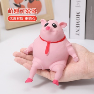 Squeeze Toys <b>Squishy</b> Pig Kids Party Mochi <b>Squishies</b> Animals Stress Relief Toys Cute Funny Pink Tpr Decompression Stretchy Pig - Product Image 6