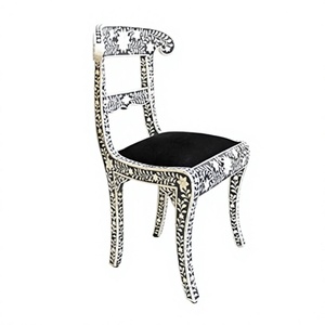 Handmade Bone Inlay Electric Adjustable Modular Leisure <b>Dining</b> <b>Chair</b> Modern Living Room Apartment Home Polyester Handle - Product Image 4