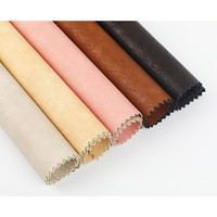 Fournisseur de tissu en cuir synthétique personnalisé, tissu en cuir synthétique rose recyclé durable, cuir PU
