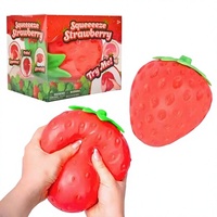 Jouet sensoriel extensible et portable en forme de fraise, nouvelle mode, best-seller transfrontalier