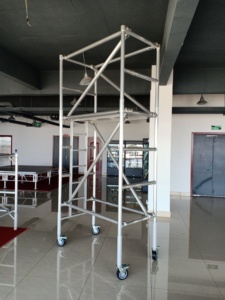 Giàn giáo di động bằng nhôm, thang giàn giáo nhẹ dùng trong xây dựng và công nghiệp - Product Image 2
