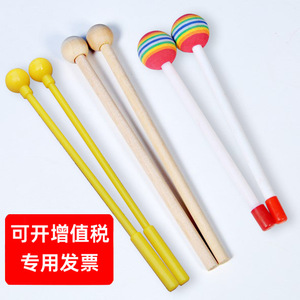 Martillos de madera para niños, juguete educativo de percusión Orff, baquetas unisex de 2 a 4 años - Product Image 5