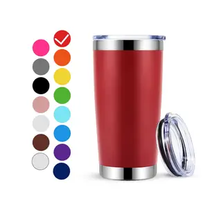 China Supplier 20oz Luxury Color Changing Reusable Stainless Steel Insulated Tumbler