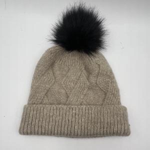 <span class=keywords><strong>Bonnet</strong></span> en tricot jacquard <span class=keywords><strong>blanc</strong></span> personnalisé pour hommes et dames avec <span class=keywords><strong>pompon</strong></span> et doublure en polaire pour le cyclisme, le sport, le voyage et les sorties décontractées - Product Image 3