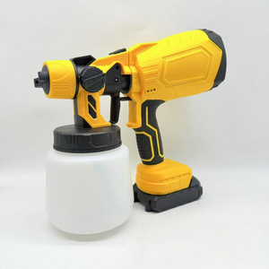 <span class=keywords><strong>Pistolet</strong></span> pulvérisateur électrique sans fil portatif rechargeable à batterie lithium, outil multifonction pour la peinture sur bois, vente en gros transfrontalière - Product Image 1