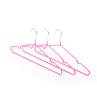 Support de fil de revêtement en PVC antidérapant personnalisé avec crochets chromés en métal