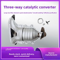 Convertidor Catalítico de Tres Vías Aprobado por el Fabricante para Colector de Escape 1.7L L4 SOHC 2001-2005, Acero Inoxidable 409/411