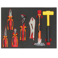 Servante d'Atelier Professionnelle Srunv à 7 Tiroirs avec Outillage Complet, Chariot à Outils Fabrication Allemande