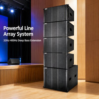 Subwoofer Pasif LA-14B 18 Inch 650W AES 8 Ohm 101dB SPL untuk Penguatan Suara Profesional
